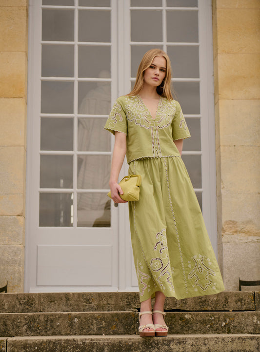 Blouse Theo 126 Matcha