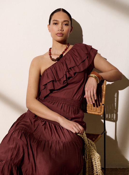 Blouse Timeo Uni 126 Brown