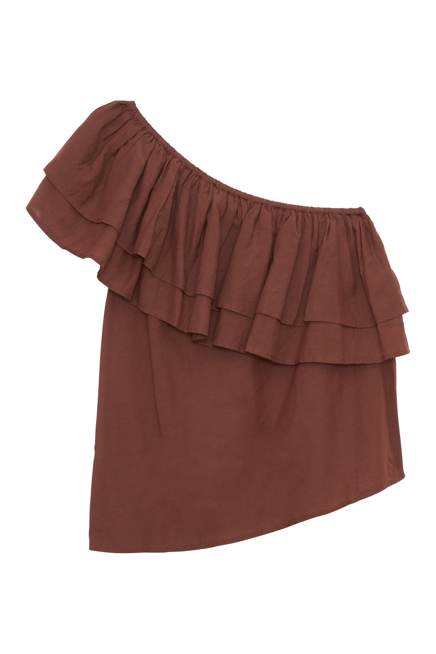 Blouse Timeo Uni 126 Brown