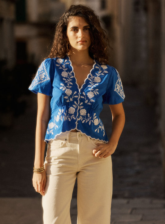 Blouse Trouville Brode Sea