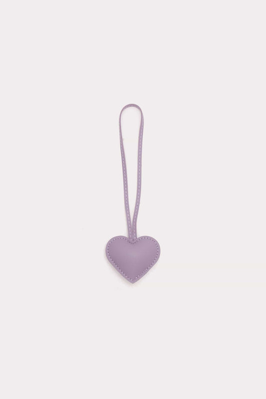 Ms16916 Charm Puffed Heart Bag Purple