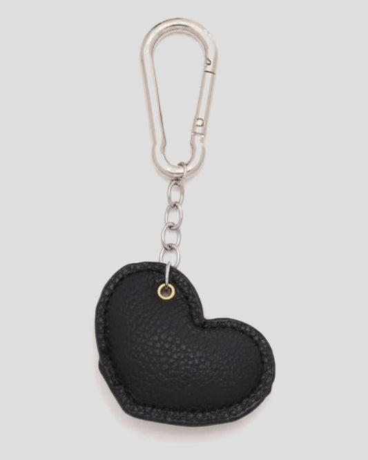 PETIT MOMENTS-661 PUFFED HEART KEY-BLACK SILVER_01.jpg
