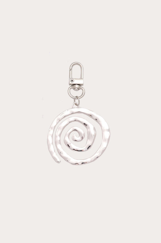 Ms17022 Key Char Swirl Key Chain Gold