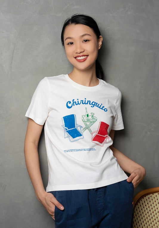 Tshirt Ida Chiringuito-White