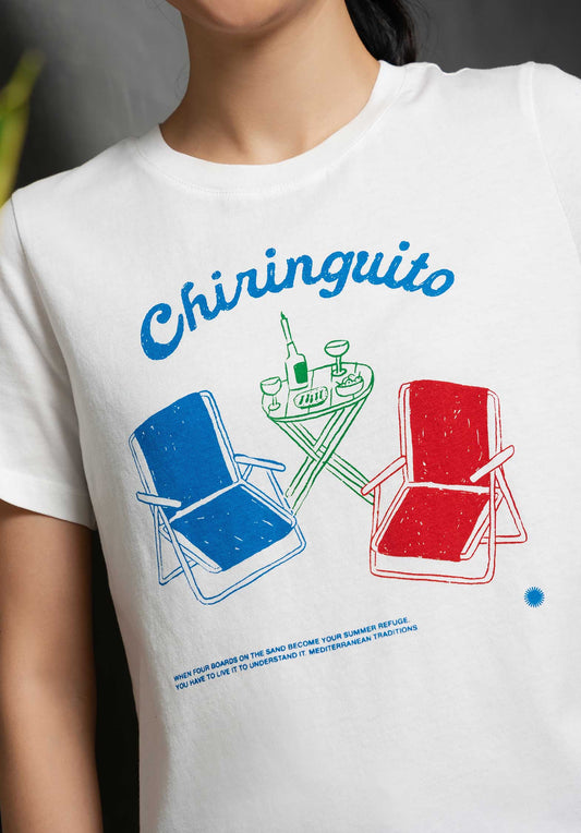 Tshirt Ida Chiringuito-White