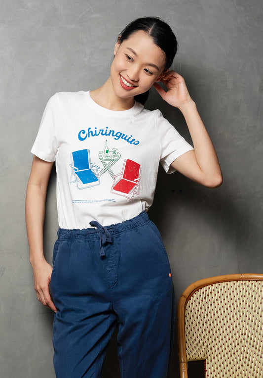 Tshirt Ida Chiringuito-White