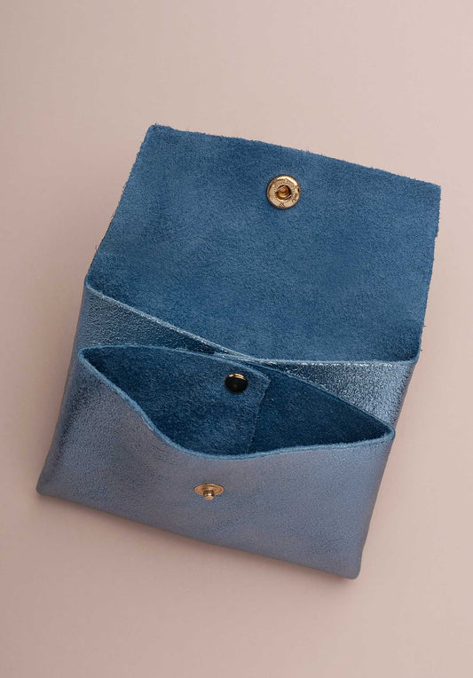 Pouch Lcl22 Double Com Porte Bleu-Jean