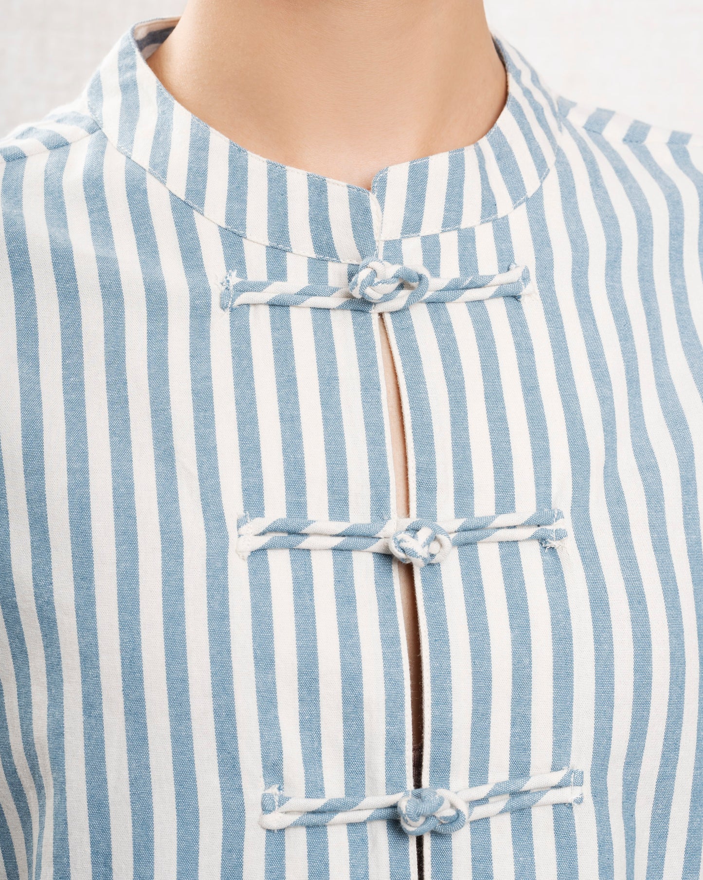 Blouse Birdie Shirt Blue-Stripes