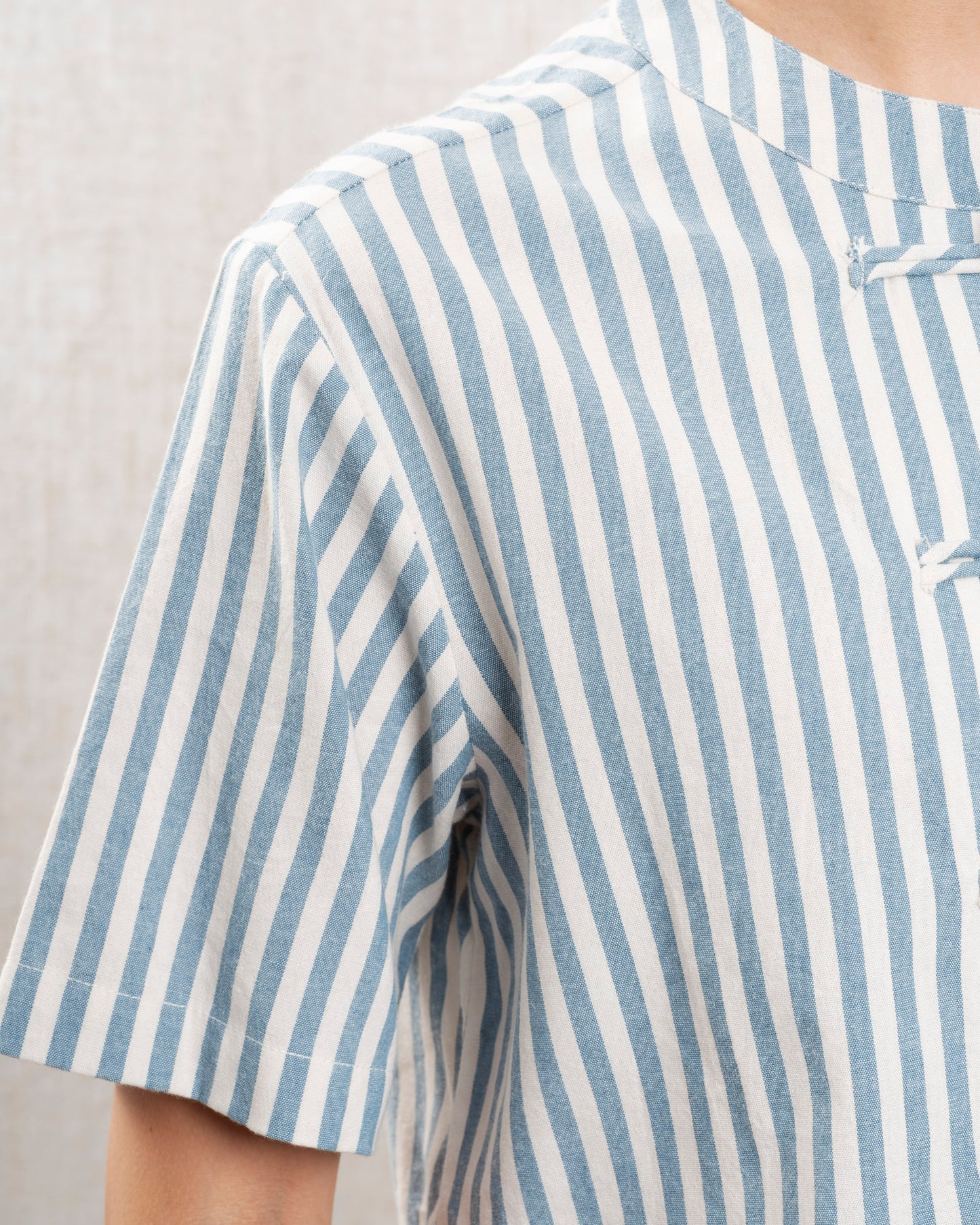 Blouse Birdie Shirt Blue-Stripes