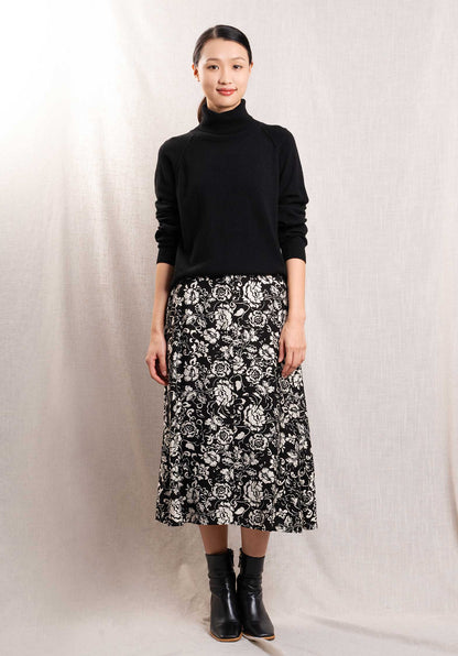 Turtleneck Knitted Paremo 9873 Noir