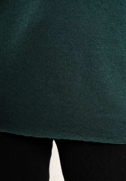 Majestic | Cashmere Crew Neck T-Shirt - Green Forest
