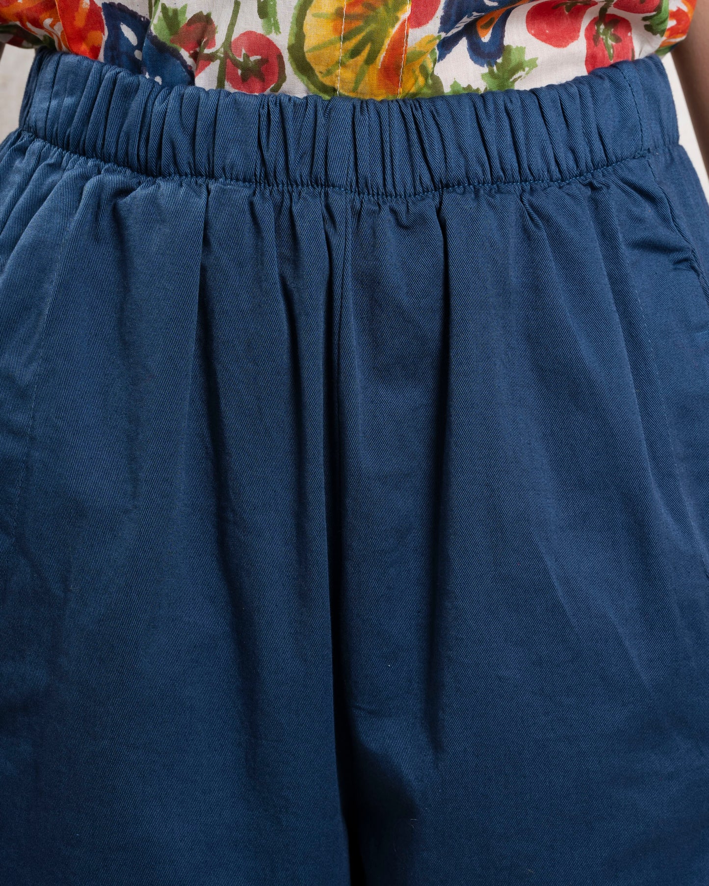 Women Pants GOTS-Certified Organic Cotton Poplin - Navy