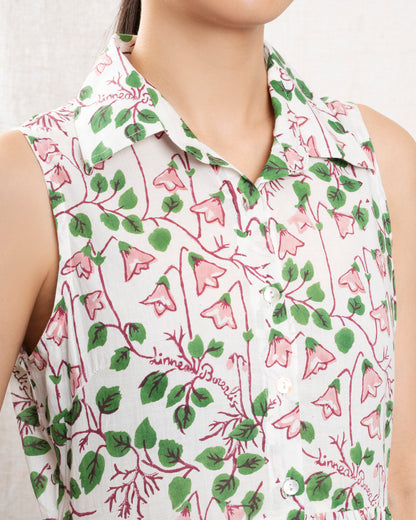 Women's Dress 100% Cotton Poplin - Obsidian Black Kalina