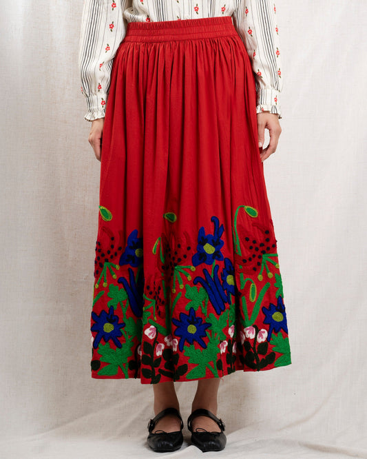 Women's Skirt Knee-Length 100% Polyester - Paradisia