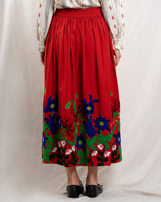 Women's Skirt Knee-Length 100% Polyester - Paradisia