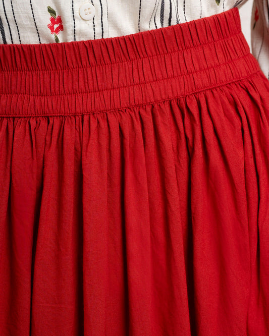 Women's Skirt Knee-Length 100% Polyester - Paradisia