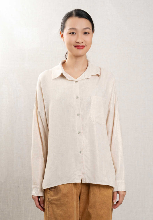 Shirt 57891 Beige-Gold