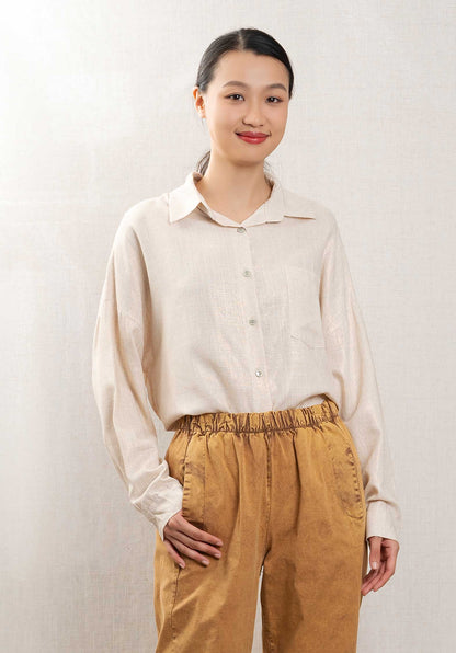 Shirt 57891 Beige-Gold