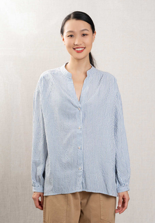 Blouse 90187 Blue