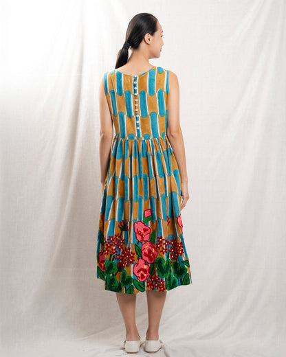 XIWIKJ | Camelia Silk Crepe Column Dress - Evening Red