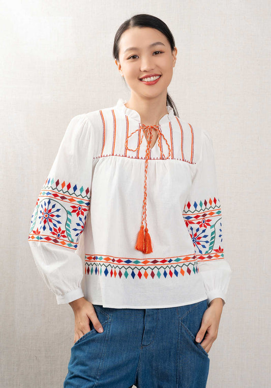Blouse 4682465 Blanc