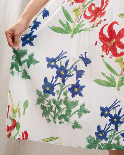 XIWIKJ | Holly Paradisia Cotton Dress - Sculptural Volume