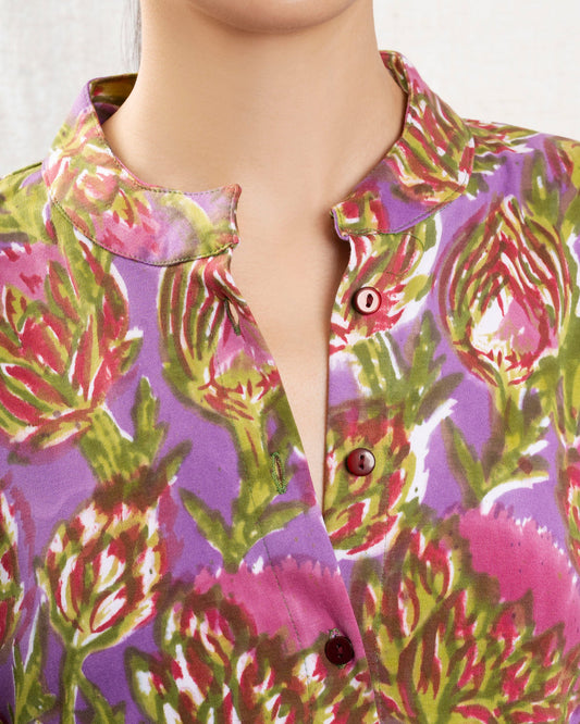 Women's Dress 100 Percent Polyester Crepe Finish - Mint Leaf Capricciosa