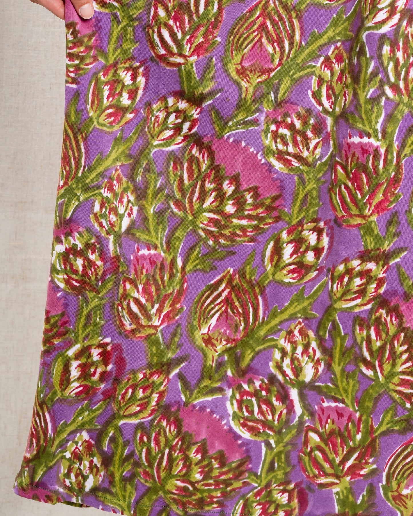 Women's Dress 100 Percent Polyester Crepe Finish - Mint Leaf Capricciosa