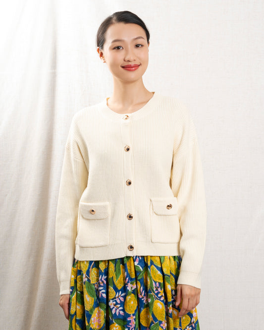 Cardigan C6892 Ecru