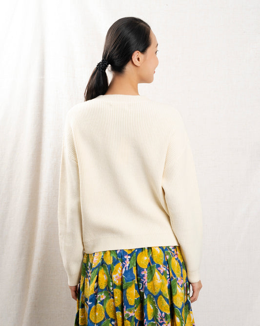 Cardigan C6892 Ecru