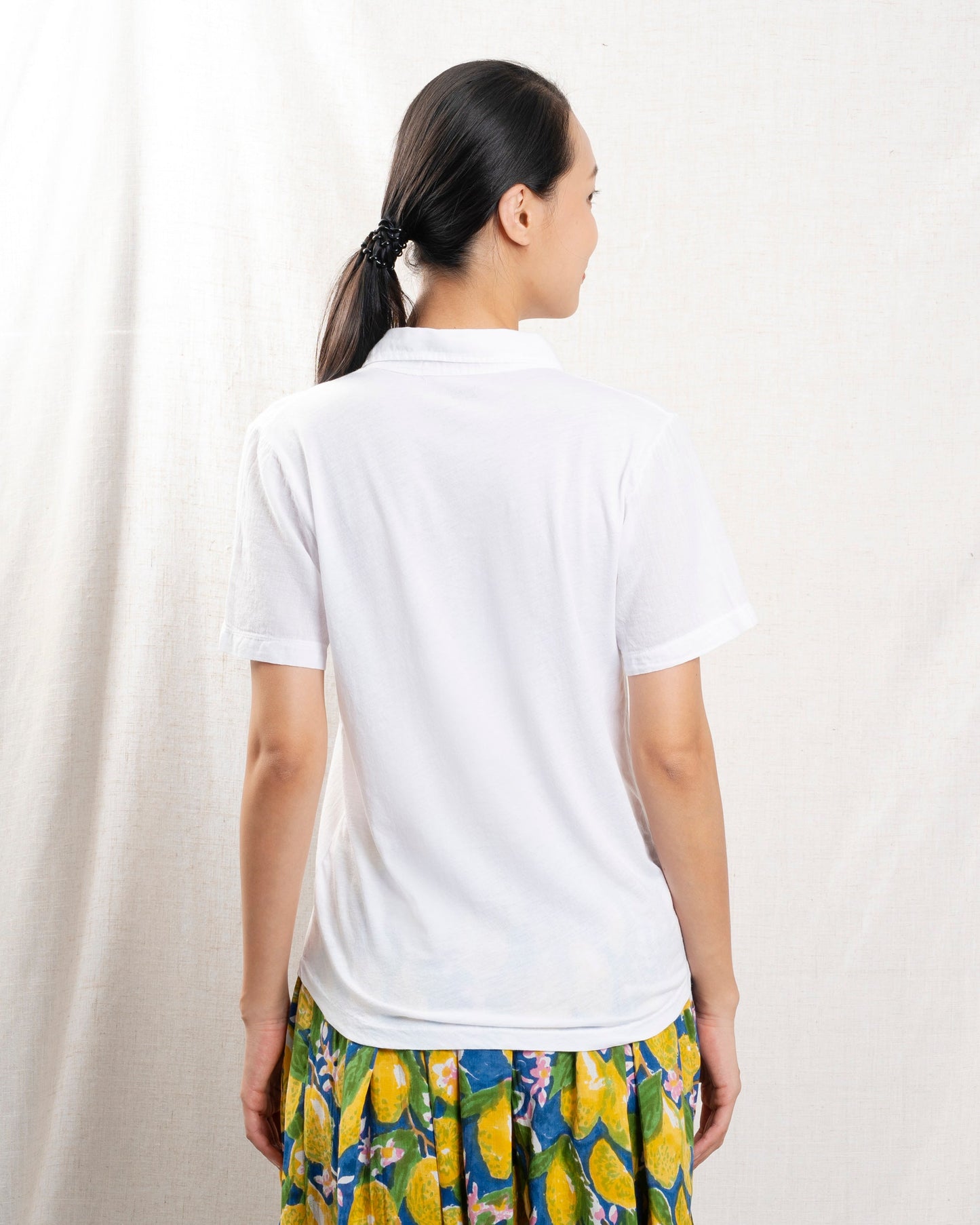 Hartford | Tenenan T-shirt - Relaxed White Crew