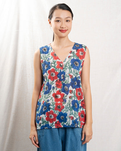Womens Blouse Premium 100 Percent Cotton Poplin - Sanremo
