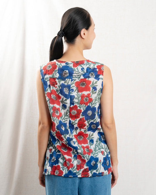 Womens Blouse Premium 100 Percent Cotton Poplin - Sanremo