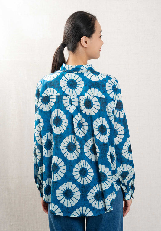 Shirt Diani Blue-Aqua