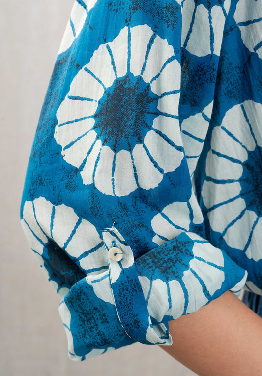 Shirt Diani Blue-Aqua
