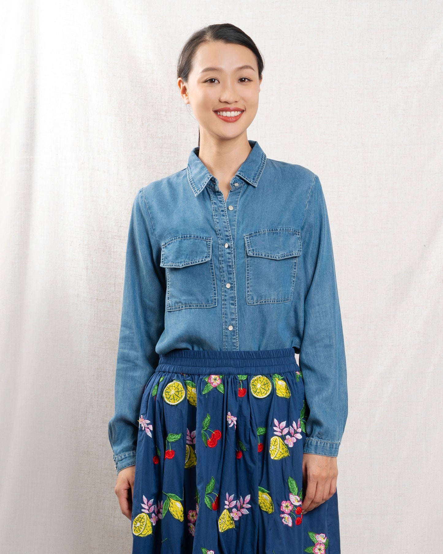 Denim Shirt 521011 Bleu