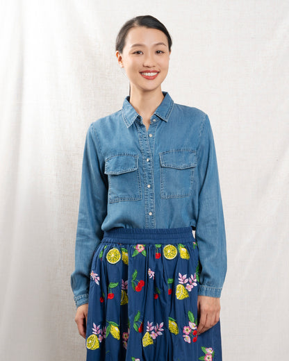 Denim Shirt 521011 Bleu