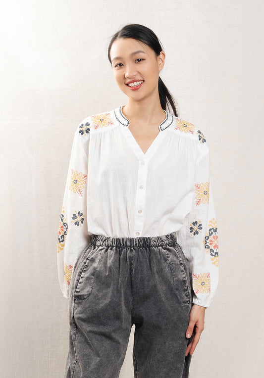 Blouse 4862503 Blanc