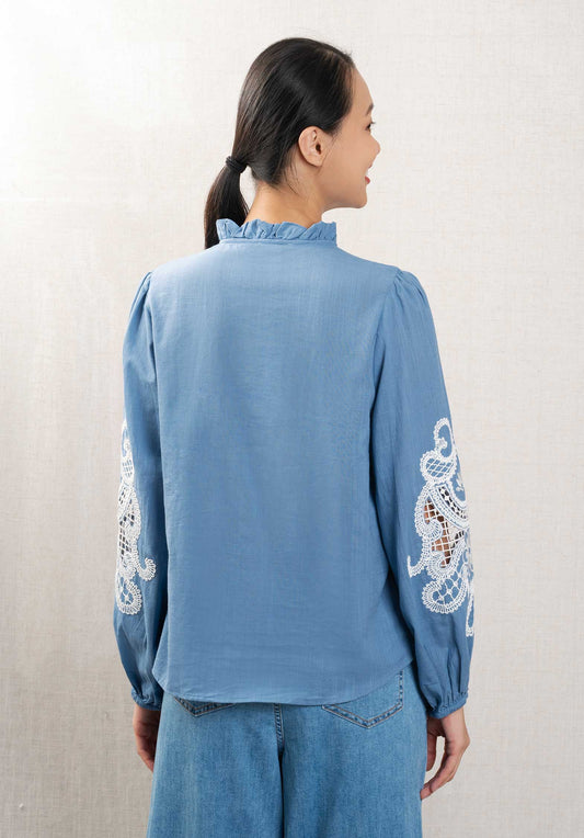 Blouse K9006 Blue
