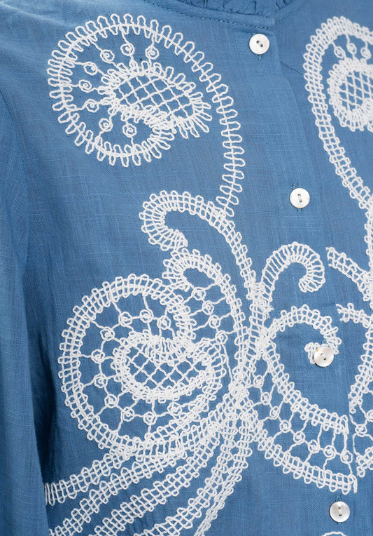 Blouse K9006 Blue