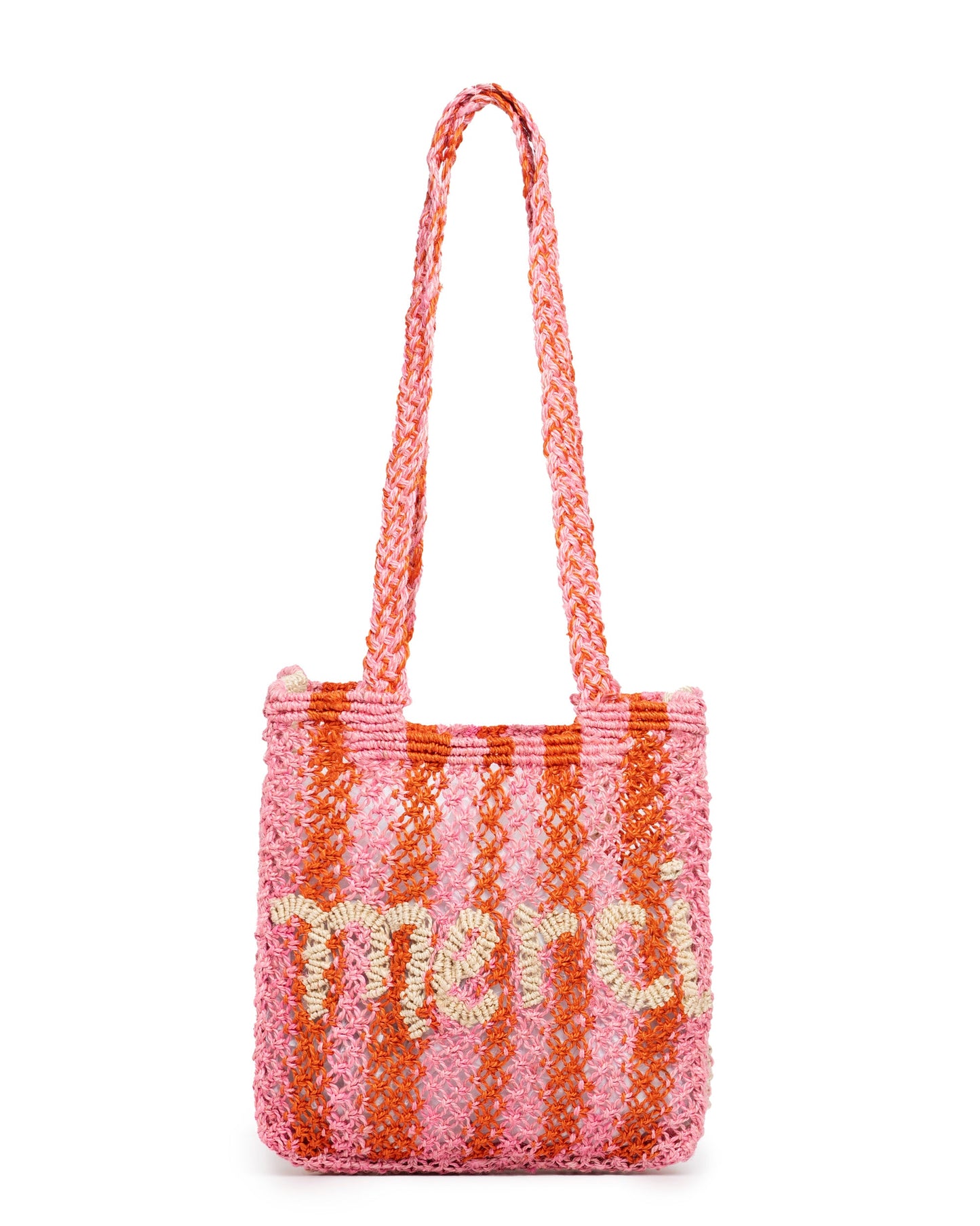 THE JACKSONS | Beach Bag Cara Merci Stripe Rose - Large Tote