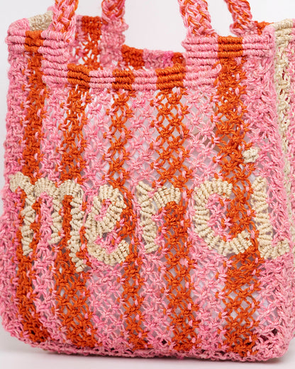 THE JACKSONS | Beach Bag Cara Merci Stripe Rose - Large Tote