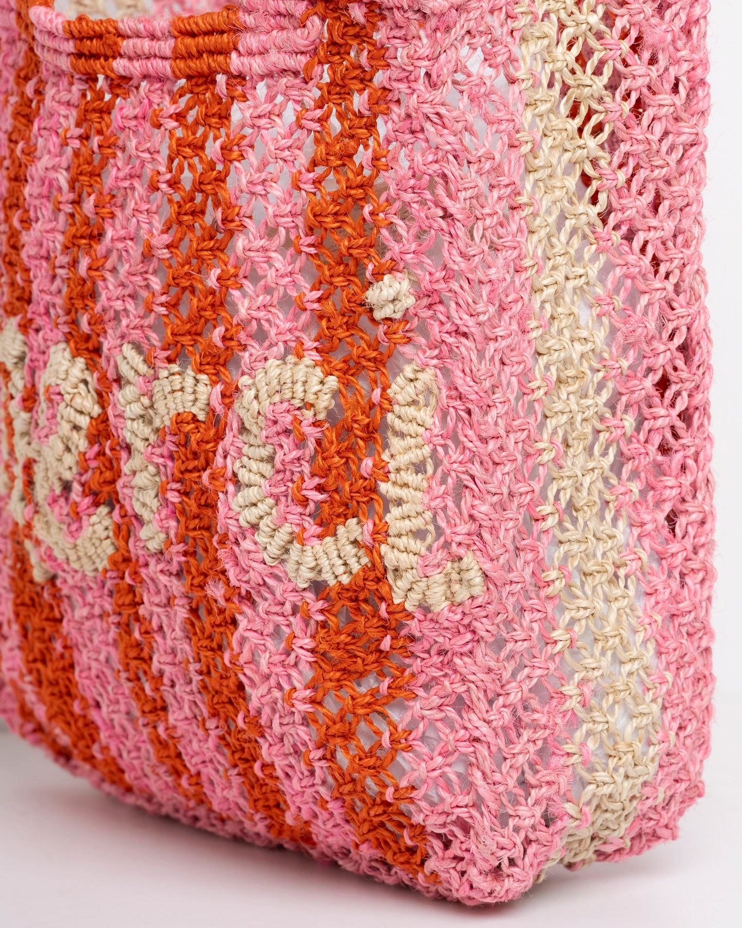THE JACKSONS | Beach Bag Cara Merci Stripe Rose - Large Tote