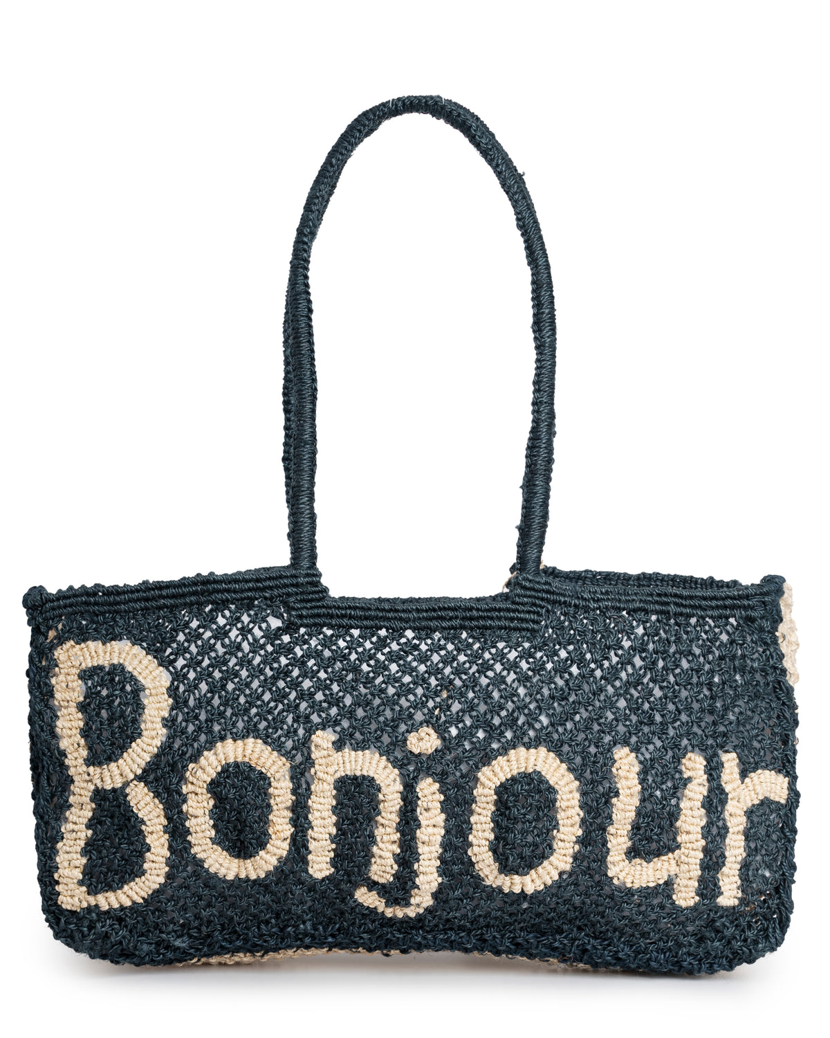 THE JACKSONS | Eloise Bonjour Beach Bag - Dark Navy