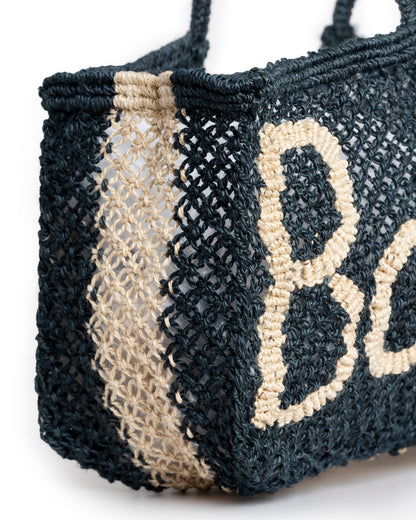 THE JACKSONS | Eloise Bonjour Beach Bag - Dark Navy