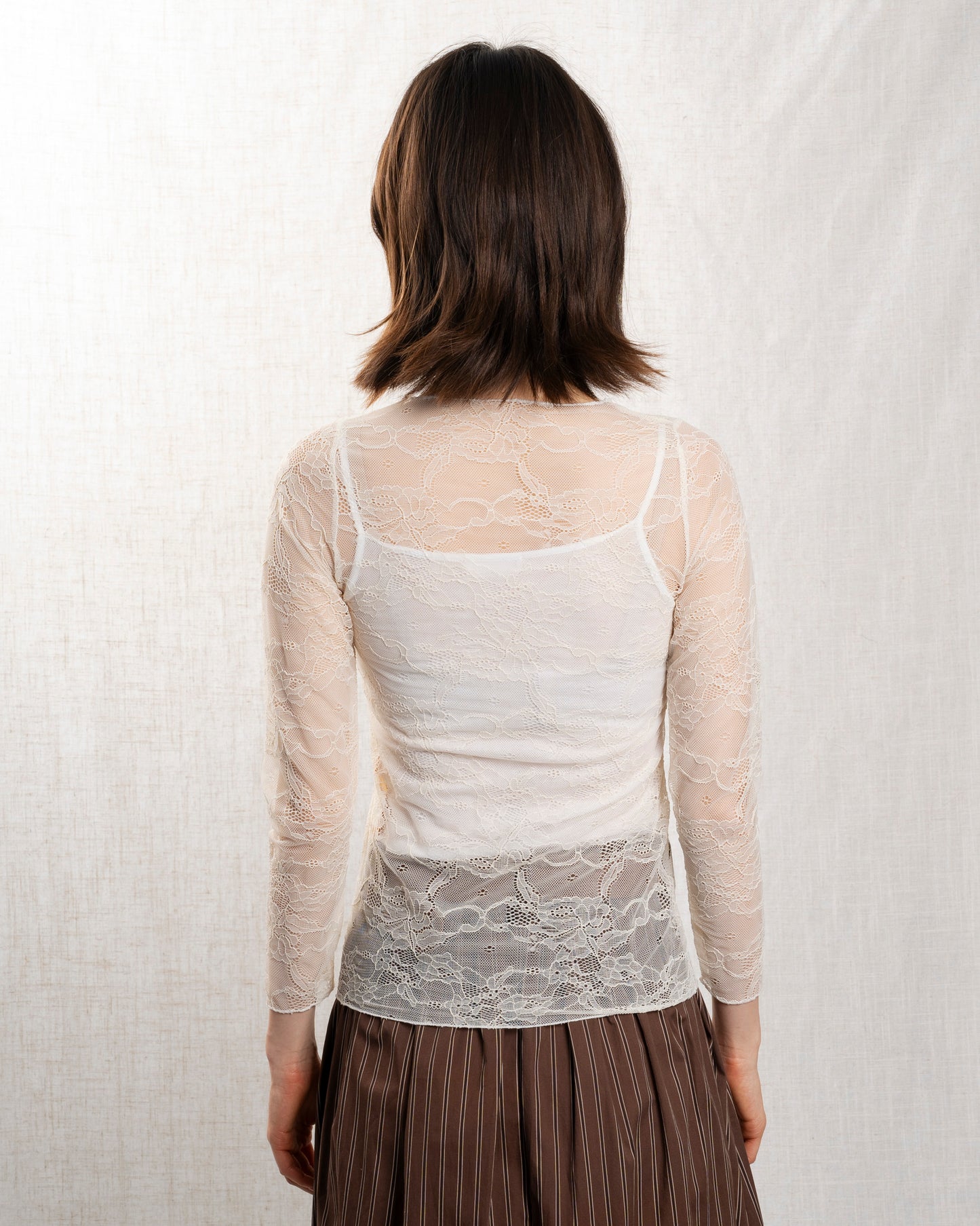 CACAO BISOUS | Sculptural Blouse 2550 in Cream
