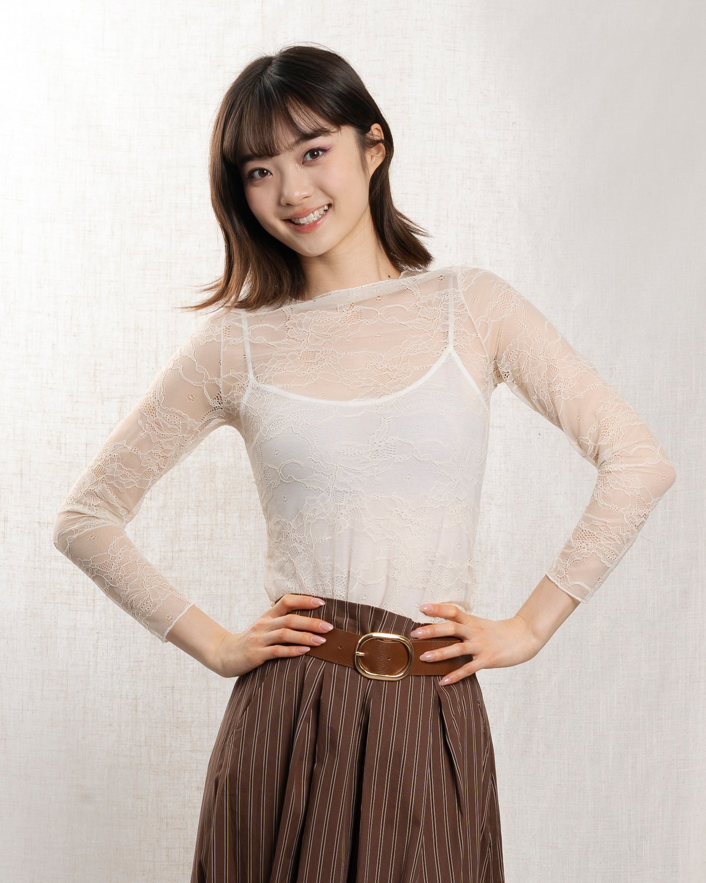CACAO BISOUS | Sculptural Blouse 2550 in Cream