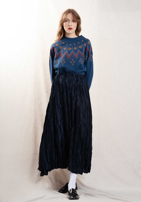 Skirt G17796 Blu-Scuro