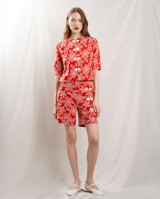 Shorts Silene Shorts Red-Flowers