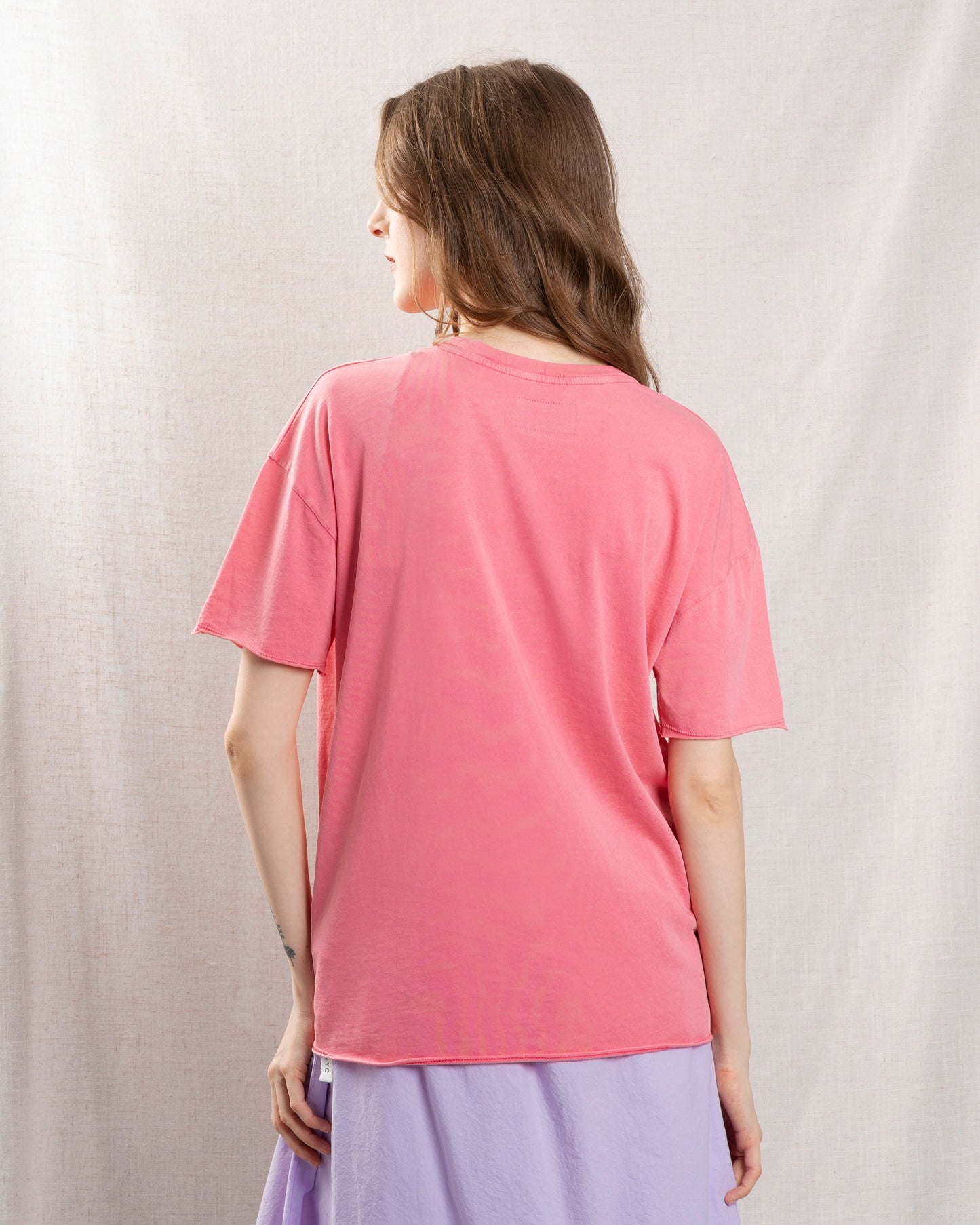 Bowery | Acid-Fuchsia Graphic Tee - Premium Cotton Acid-Fuchsia-Purple